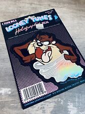 1993 Chroma Holographic Looney Tunes Decal Taz Rare Vintage  picture