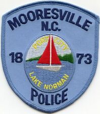 MOORESVILLE NORTH CAROLINA NC Port City Lake Norman POLICE PATCH picture