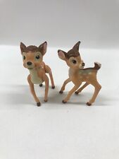 vtg disney bambi figure lot of 2 - 3.5 inch picture