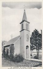 Vintage Postcard Smallest Church in the World St. Anthony of Padua Chapel Iowa picture