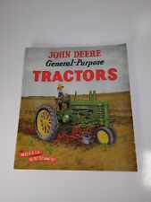 John Deere Tractor Model A B G H Sales Brochure Advertising Farm Equipment  picture