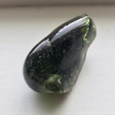 Natural Impact Glass Meteorite Crystal  New Find USA  Translucent Tektite 47.3g picture