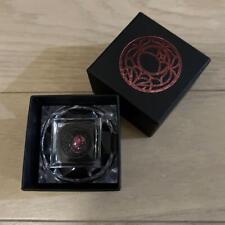 Revolutionary Girl Utena Black Rose Engraved Ring W/box JP Size 11 picture