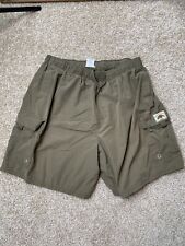 Disney Parks Surf Co Mens Olive Green Surf Swim Trunk Cargo Board Shorts 2XL picture