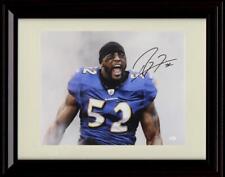 8x10 Framed Ray Lewis - Baltimore Ravens Autograph Promo Print - The Shout picture