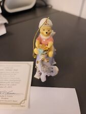 LENOX DISNEY Annual POOH ORNAMENT for 2003 with COA, HOLIDAY RIDE with EEYORE picture