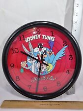 Vintage 1990 Warner Bros. Luney Toons Working Wall Clock That's All Folks picture