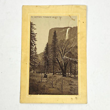 1880’s Jersey Coffee Lithographic View Trade Card Yosemite Valley No. 78 Vintage picture