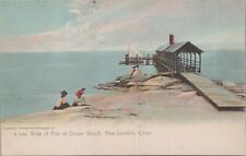 Postcard View of Pier Ocean Beach   New London CT picture