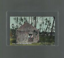 Postcard Hawaii Native Grass Hut Hawaiian Islands c1915 picture