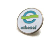Ethanol Lettered E Logo Pin Gold Tone picture