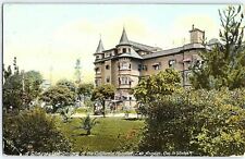 C1910 Postcard California Hospital Los Angeles Grounds View in Winter picture
