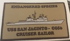 USS San Jacinto CG-56 Guided Missile 3”X5” Endangered Species Patch picture