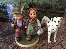GOEBEL HUMMEL:  GOING HOME #383  MINT JUST ADORABLE-DOG INCLUDED picture