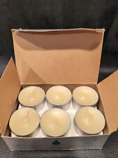 PartyLite Vanilla Tealights Box of 12 Candles V0211 NEW IN BOX  picture