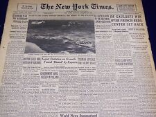 1947 OCTOBER 20 NEW YORK TIMES - MEMORIAL FOR 6 MILLION JEWS - NT 3266 picture