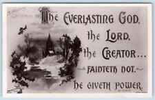 1910's WALTER WHEELER ROTARY PHOTOGRAPHIC MERRY CHRISTMAS RELIGIOUS POSTCARD picture