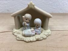 Vtg 1992 Enesco Precious Moments Sugar Town Nativity Porcelain Figurine picture
