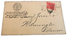 NOVEMBER 1896 SOUTHERN PACIFIC USED COMPANY ENVELOPE picture