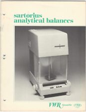 1972 VWR Scientific Sartorius Analytical Balances Science Instrument Brochure picture
