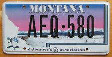 Montana 2006 ALZHEIMER'S ASSOCIATION GRAPHIC License Plate NICE QUALITY #AEQ-580 picture