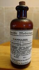 Vintage Medicine Hand Crafted Bottle, Cannabis, Specific Medicines picture