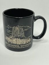 Devils Tower - National Monument - Wyoming Souvenir Coffee Mug/Cup - Black picture