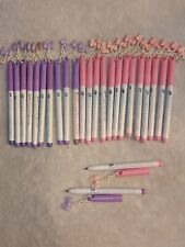 Vintage Little Twin Stars 1976 Pink And Purple Pens With Bow picture
