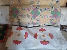 Vintage/Antique Homemade Quilts - Measure approx. 76