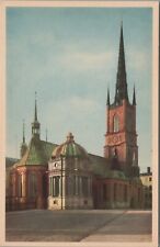 Riddarholmskyrkan Från öster Church From East Stockholm Sweden Postcard Unposted picture