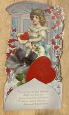Antique Edwardian 3-D Valentine ~ No Handwriting ~ Ornate, Authentic picture