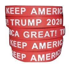 Keep America Great Trump 2020 MAGA Silicone Wrist Band Bracelet Wristband picture