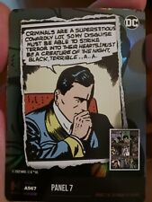 DC Chapter 1 (Page 2 of Batman #1) PANEL 7 A567 Physical Trading Card picture