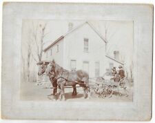 Cabinet Card of Horse and Buggy picture