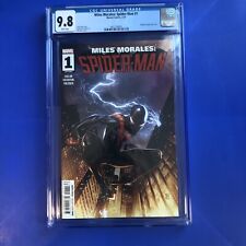 Miles Morales Spider-Man #1 CGC 9.8 1st PRINT Main A 1st APPEARANCE RABBLE 2023 picture