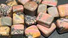Rhodonite (1/2 lb) 8 oz Bulk Wholesale Lot Half Pound Tumbled Polished Stones picture