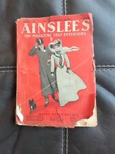 Ainslee's The Magazine That Entertains  March 1904 Short Stories Essays Poems picture