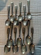 Antique Silverware LOT OF 13 Vintage STATE Original Colony Spoons picture