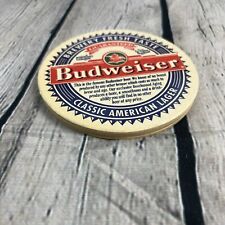 Vintage Budweiser Classic logo Classic American Lager Beer Coasters Lot Of 4 picture