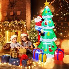 7.5ft Inflatable Christmas Tree LED Lighted Blow-up Outdoor Yard Lawn Home Decor picture