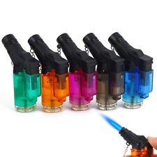 Windproof Mini Jet Torch Cigar Lighter lot Refillable Butane Gas In Pack of 5 picture
