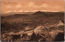 Vintage CRIPPLE CREEK, Colorado Postcard Bird's-Eye Panorama View /1907 Cancel picture