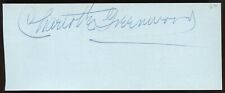 Charlotte Greenwood d1977 signed autograph auto 2x5 cut Actress Movies & Radio picture
