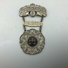 Antique RNA MANAGER Badge Pin DeMoulin Royal Neighbors America Vtg FECMU picture