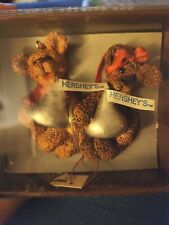 New Kurt S Adler Hershey's Ornament - 2 Bears Holding Hershey's Kisses picture