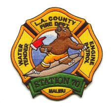Los Angeles County Fire Department Station 70 Patch California CA v1 Color picture