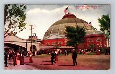 Springfield IL-Illinois, Dome Building State Fair Grounds, Vintage Postcard picture