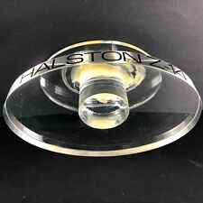 VTG Halston Perfume Big Dummy BASE ONLY Acrylic for Store Display Advertising  picture