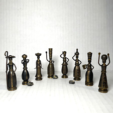 Lot of 8 Hans Teppich Brass miniature Biblical Jewish Figurines - (pre-owned) picture
