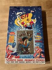 1993 TOPPS Ren & Stimpy Show Unopened Box factory sealed Prismatic picture